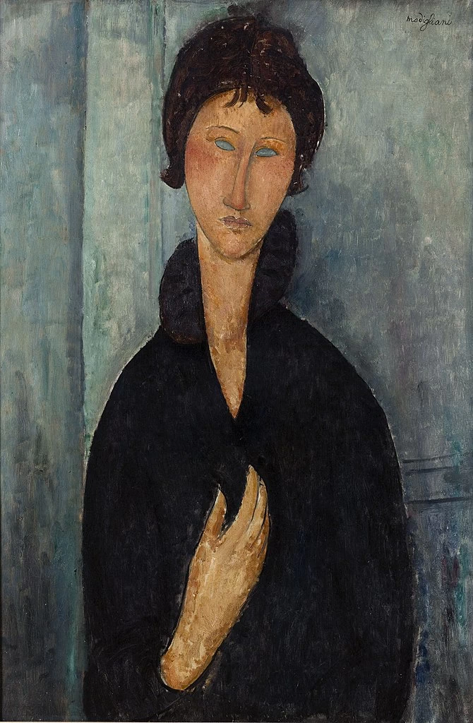 Amedeo Modigliani - Donna con gli occhi azzurri, Musée d'Art moderne de Paris